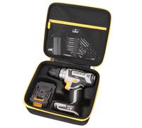 Tourmate - Hard Storage Case for Cordless Electric Drill, Travel Case for 20 Volt Drill Kit (Case Only), Black -