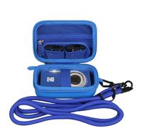 Tourmate Hard Storage Case for Digital KODAK PIXPRO FZ55/ FZ45/ FZ43/ FZ53 Camera,Travel Case for KODAK Friendly Zoom FZ41/FZ243/FZ245/FZ255/KODAK EKTAR H35N/H35(Only Box) (PU, Blue)