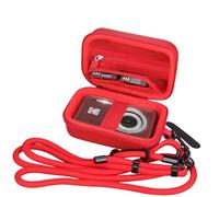 Tourmate Hard Storage Case for Digital KODAK PIXPRO FZ55/ FZ45/ FZ43/ FZ53 Camera,Travel Case for KODAK Friendly Zoom FZ41/FZ243/FZ245/FZ255/KODAK EKTAR H35N/H35(Only Box) (PU, Wine Red)