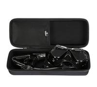 Tourmate Hard Storage Case for Greatever/Ezire/JRing/Aegend/HIKOTEY/Dry Snorkel Set,Travel Case for PIYAZI/Seovediary/Kwambiri/ZipAura Anti-Fog Scuba Diving Mask (Only Box) (Black)
