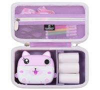 Tourmate Hard Storage Case for GREENKINDER/Goopow/Mgaolo/HOOMOON/Leayjeen/Kids Camera - Travel Case for 2.5K Digital Video Instant Print(Only Box) (Violet)