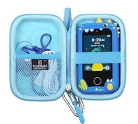 Tourmate Hard Storage Case for KOKODI Kids Smart Phone - Travel PU Case for Luoba/Eltrynic/TKECWOB/Gothwick/MOFGDNI Kids Phone Toy(Box for Sale) (Blue)