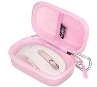 Tourmate Hard Storage Case for Logitech Signature M650 L/M/S Full Size Wireless Mouse Cordless Mice - Travel Case for Normdecos Wireless Bluetooth Mouse(Only Box) (Pink)