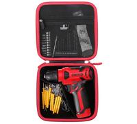 Tourmate Storage Case for DEKOPRO 8V/COMOWARE/PULITUO/PULITUO Cordless Drill - Drill Bit Set Hard Case, Carrying Case (Box for Sale) (Black & Red)