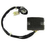 TourMax Motorcycle Regulator/Rectifier RGU-180 - Compatible with Honda CB1300 (2003-2010) - 5 Wire Plug (3 Yellow, 1 Red, 1 Green) - SH689EA/GB/GC Type - 80mm Bolt Centres