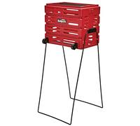 Tourna Ballport Deluxe Tennis Ball Hopper with Wheels - Blue