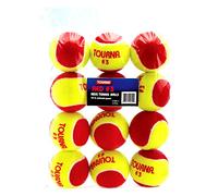 Tourna Low Compression Quickstart Tennis Balls for 36-Feet Court (Pack of 12)