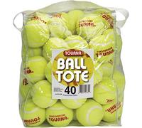 Tourna Pressureless Tennis Balls with 40 Ball Vinyl Tote, Yellow