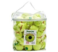 Tourna Pressurized Green Dot Tennis Balls 50 Ball Tote Bag Green Dot Tennis Balls Pressurized