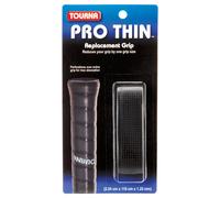 Tourna Pro Thin Tennis Racket Replacement Grip - 1.25mm - Black