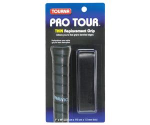 Tourna Pro Tour Tennis Replacement Grip Racket - Black