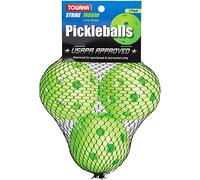 Tourna Strike Indoor Pickleballs Lime Green 3 Pack (PIKL-3-LG-I)