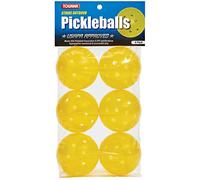 Tourna Strike Outdoor Pickleballs (6 Pack) - USAPA Approved, yellow