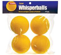 Tourna Whisperball - Quiet Foam Pickleball - 4 Balls per Pack. Train Hard Play Quiet.