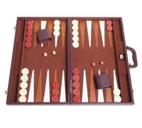 Tournament Backgammon Set - 50cm . - Brown