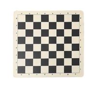 Tournament Chess Board - 13.39x13.39in | Soft Rollable Chess Mat | Compact Folding & Checkers Game Board For Travel Practice Training And Daily Strategy Play Use