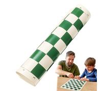 Tournament Chess Board - Soft Play Mat, Compact and Roll Up Chess Board | Foldable Checkerboards, Durable Vinyl and Silicone Mat for Family Gatherings, Parties, Adults