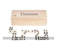 Tournament Double 6 Dominoes with Spinners in Wooden Box (UK)