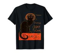 Tournee Du Chat Noir Paris Distressed Vector T-Shirt