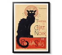 Tournee du Chat Noir Vintage Graphic Wall Art, Paris Themed Cat Poster, Unique Home Decor Print, Archival Matte, A1 (Print Only) - 84.1x59.4cm