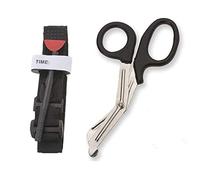 Tourniquet Combat Application First Aid + Trauma Shear - Ideal Item for First Responder, EMT, Paramedics, Soldiers, Police - UK Seller