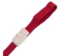 Tourniquet with Buckle Quick and Slow Release Emergency Tourniquets Elastic Adjustable Home Outdoor, Medical, Nurses (1, Red)