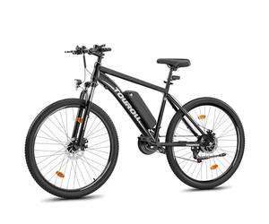 Touroll U1 Electric Mountain Bike, 26"/29'' Electric Bicycle Commute E-bike with 36V 13Ah Removable Battery, LED Display, Dual Disk Brake, 21 Speed, MTB for Teenagers and Adults (26'')
