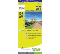 Tours / Blois - Vallée et châteaux de la Loire: IGN Cartes Top 100 - Straßenkarte: 133