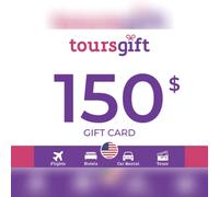 ToursGift Gift Card 150 USD Key - UNITED STATES