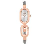 TOUS Analog/Digital Watch with Steel and Rose Steel Bracelet Hold Oval