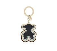 TOUS BEAR WAVES KEYCHAIN DARK BLUE-GOLD