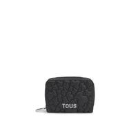 Tous Black Puffy Bear Wallet for Women