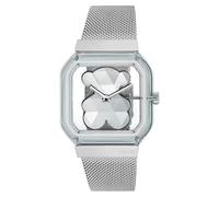 TOUS D-Bear Party Analog Watch with Steel Bracelet, silver, 36 mm x 48 mm, Classic