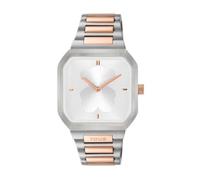TOUS D-Bear Women's Analogue Watch, Silver and Rose Gold, Bracelet