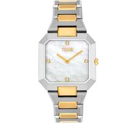 TOUS Karat Mother of Pearl Dial Analogue Watch with Steel Bracelet, Steel / Gold, Classic