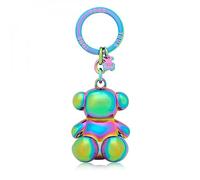 TOUS Key Ring Metal Bold Bear 395910427 metal, Iridescent, One Size, Modern