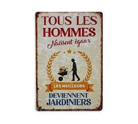 Tous Les Hommes Naissent Egaux Metal Tin Sign
