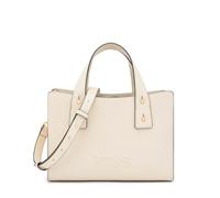 TOUS Tote Bag, Beige, with Adjustable and Detachable Handle, Zipper Closure, Engraved Logo
