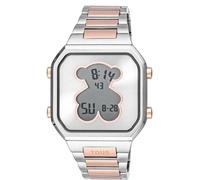 TOUS Watches d-Bear Womens Digital Watch with Stainless Steel Bracelet 3000134700
