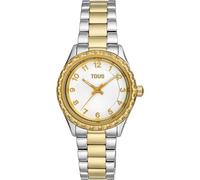 TOUS Watches mini t-Bear Childrens Analogue Automatic Watch with Stainless Steel Gold Plated Bracelet 3000132700