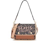 TOUS Women's M. Audree K Icon Crossbody Bag Multi Shoulder, Multicoloured, Black, Mediano