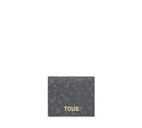Tous Women's Billetera Xs. KAOS Mini Lines Gris Oscur Billfold, Dark Grey