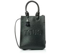 TOUS Women's Mini Bolso Pop T La Rue New Satch, Black/White, Pequeño