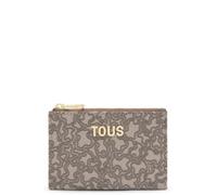 Tous Women's Monedero-tarjetero KAOS Mini Lines Topo Bag, Taupe, Medium
