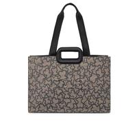 TOUS Women's Shopping XL. Amaya K Icon-Multi Satch, Black/White, Extra Grande