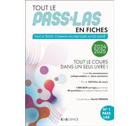 Tout le PASS & LAS en fiches 2024-2025: Tout le cours dans un seul livre !