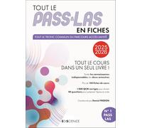 Tout le PASS & LAS en fiches 2025-2026: Tout le cours dans un seul livre !