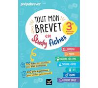 Tout mon brevet 2026 en studyfiches - 3e (toutes les matières): fiches visuelles & quiz pour réviser son brevet facilement