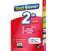 Tout savoir...: Tout Savoir 2de