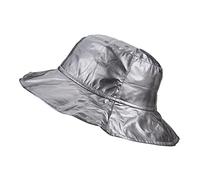 Toutacoo, Wide-Brimmed Vinyl Rain Hat (04-Grey/L)